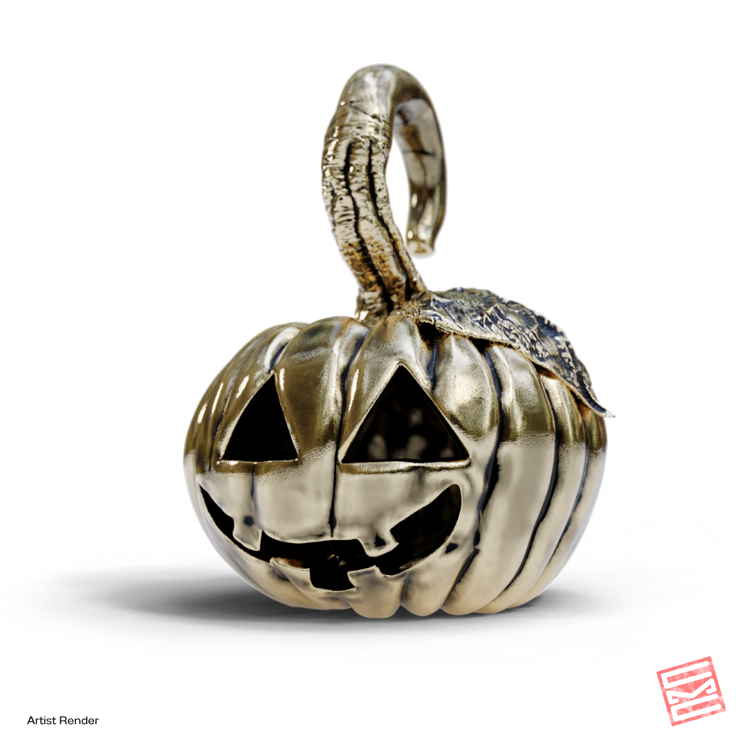Jack-o-lantern Ear Weights