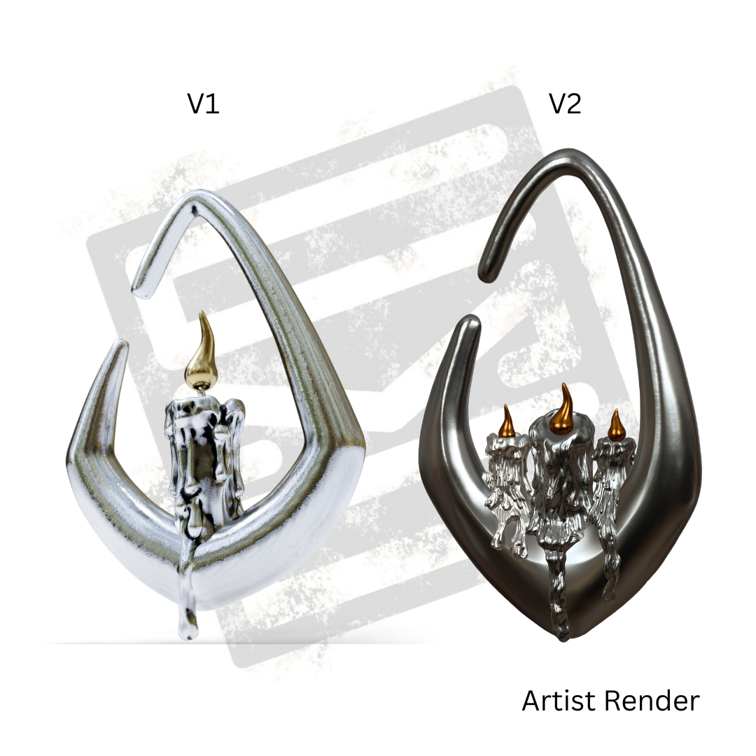 Candle Droplet Ear Hanger