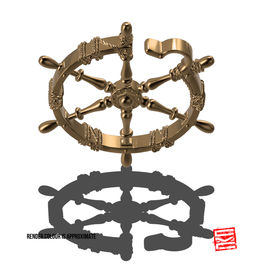 Captains Wheel Hoop Ear Weight