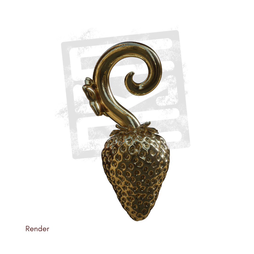 Strawberry on the Vine - Hook Ear Weight