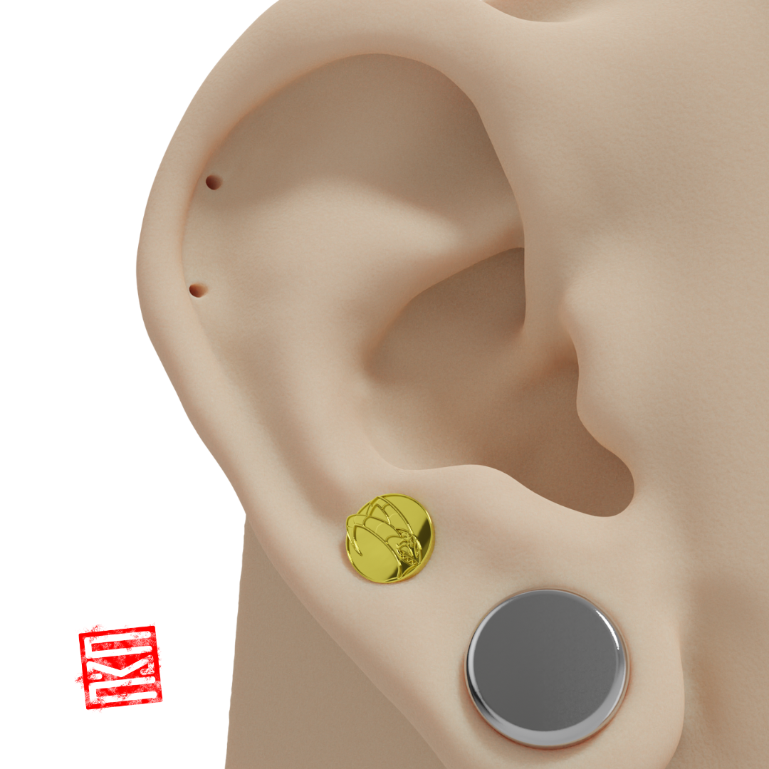 Blitz 14k Gold Threadless End