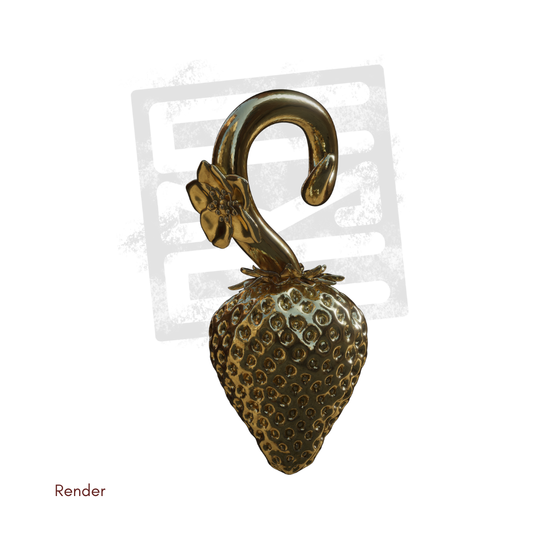 Strawberry on the Vine - Hook Ear Weight