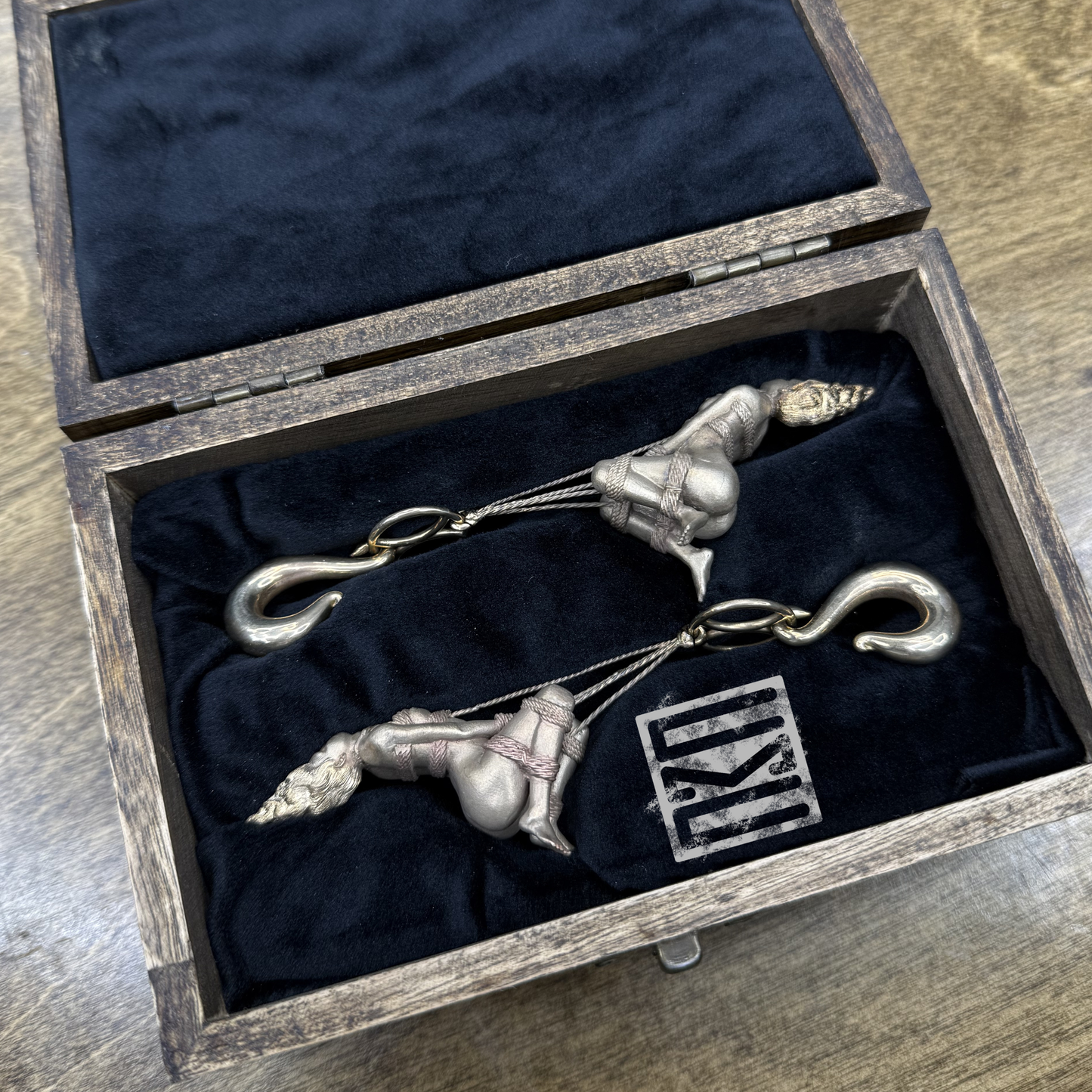 Inverted Female Shibari Still Life 1 - Ear Weight