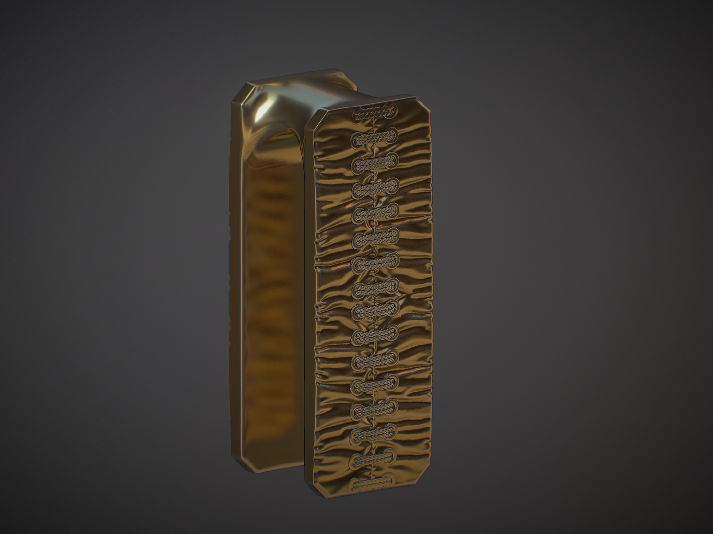 Copy of Stitched Rectangle Keyhole Weight #4