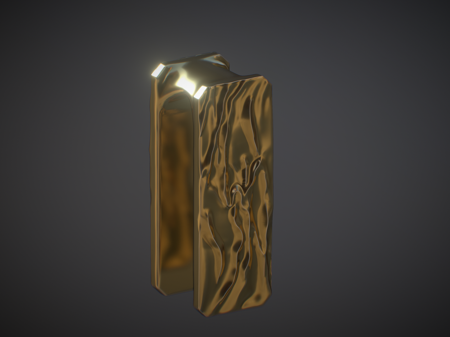 Fabric Rectangle Keyhole Weight #1