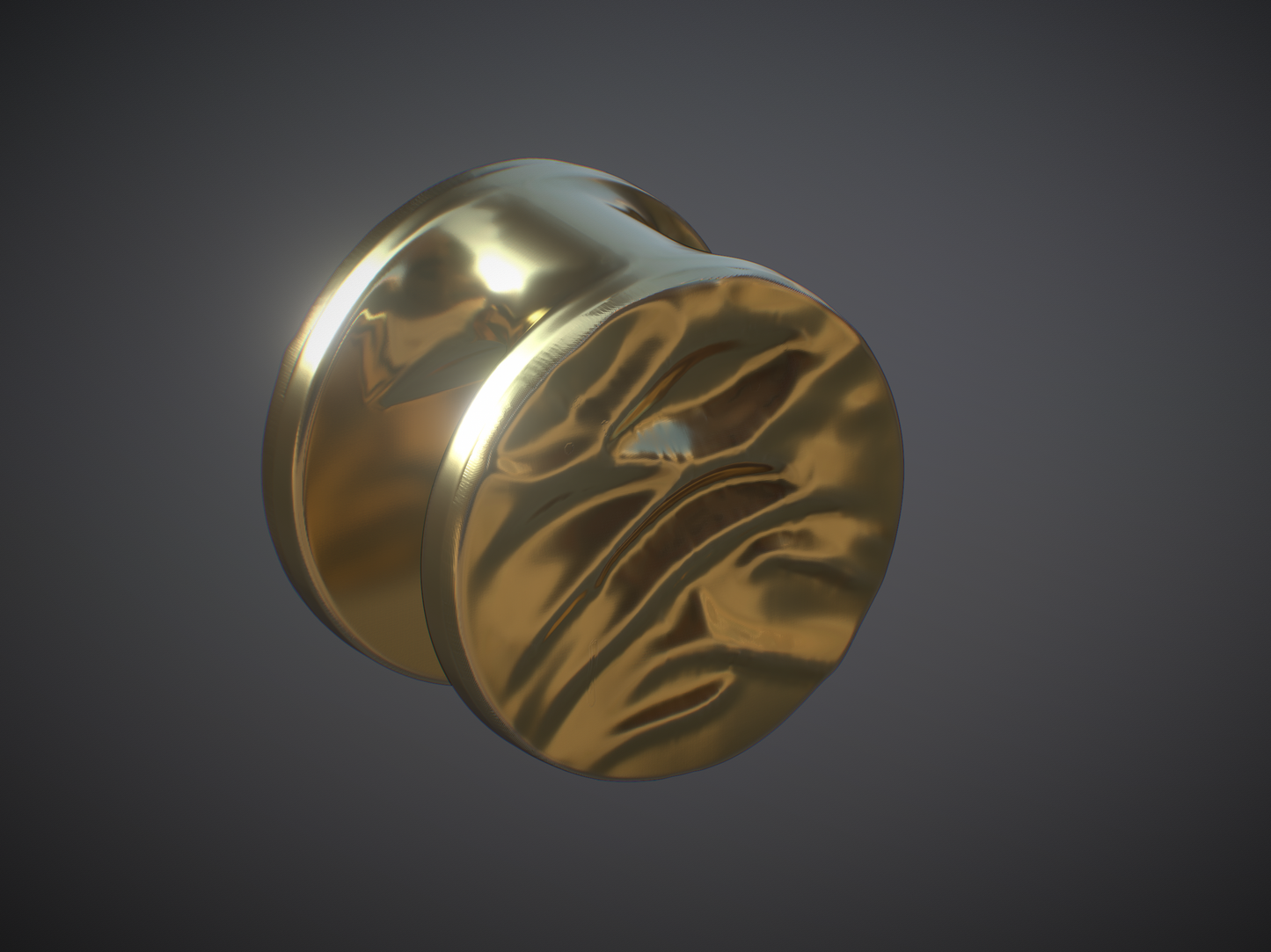 Fabric Circle Keyhole Weight #1
