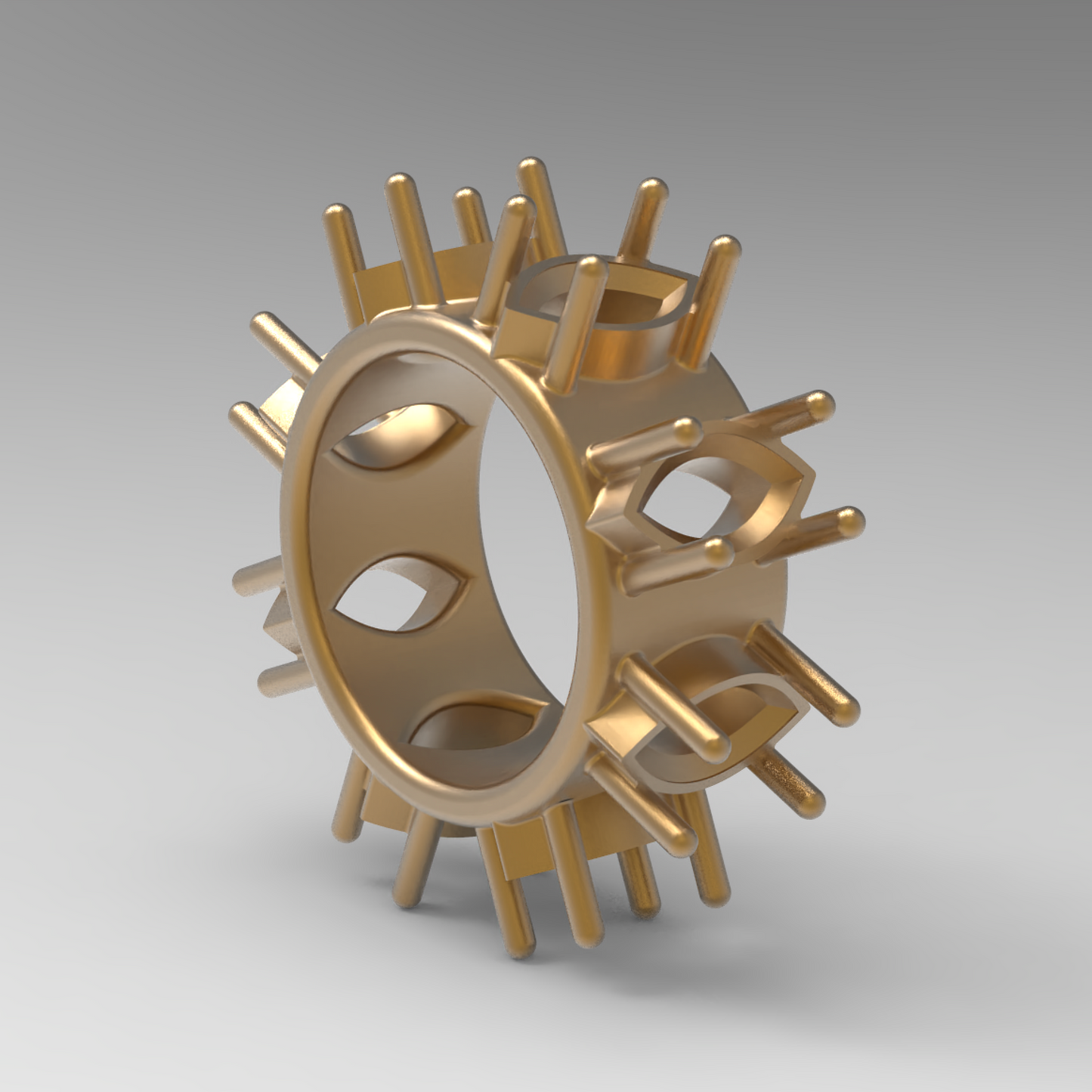 Marquise Prong Stone Setting Practice Ring