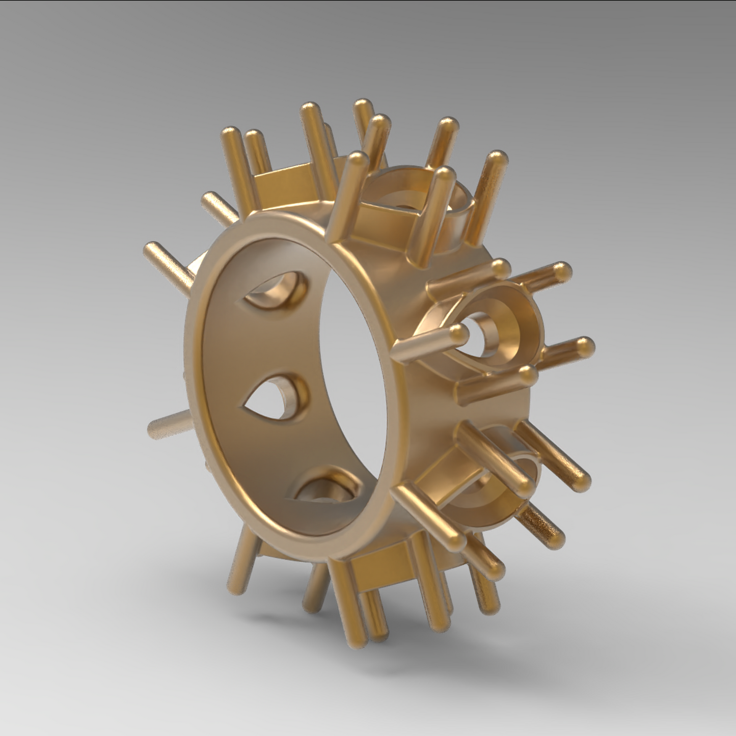Pear Prong Stone Setting Practice Ring
