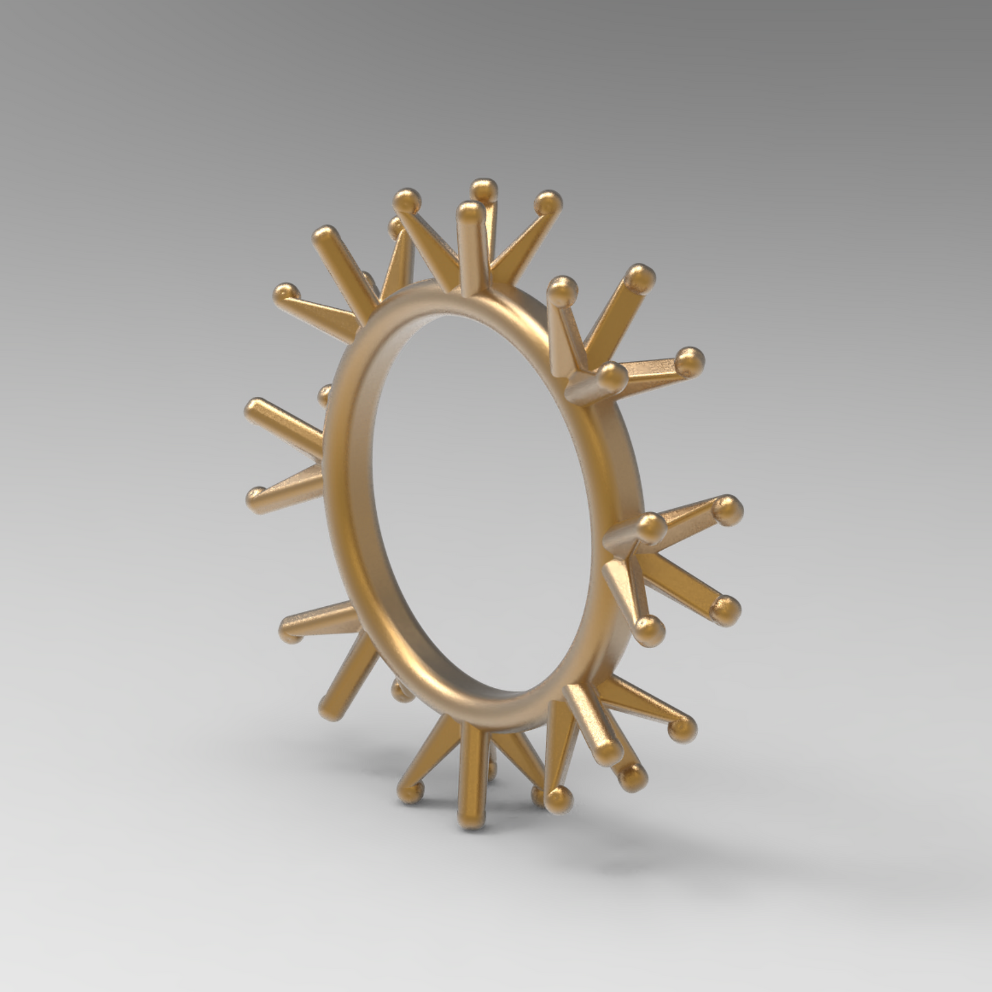 Peg Head ‘Engagement’ Stone Setting Practice Ring