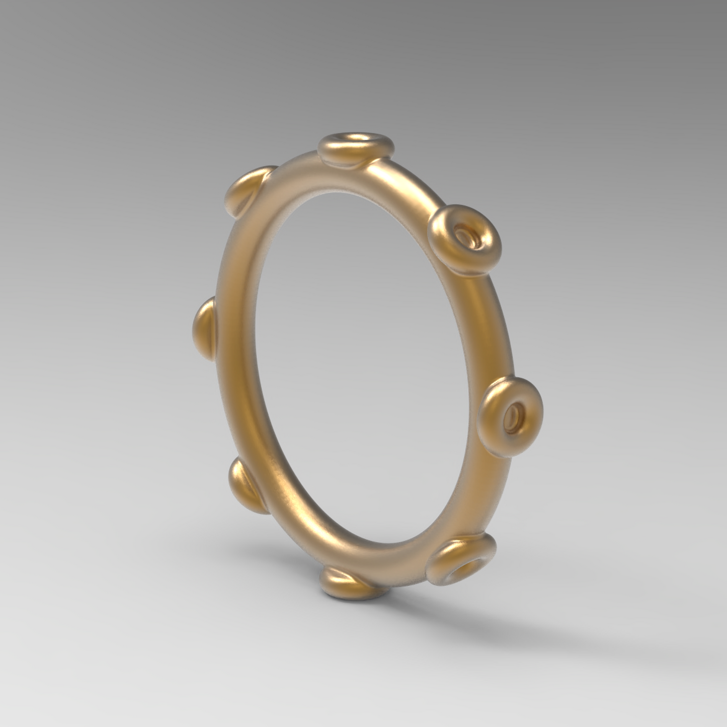 Small Bezel Stone Setting Practice Ring
