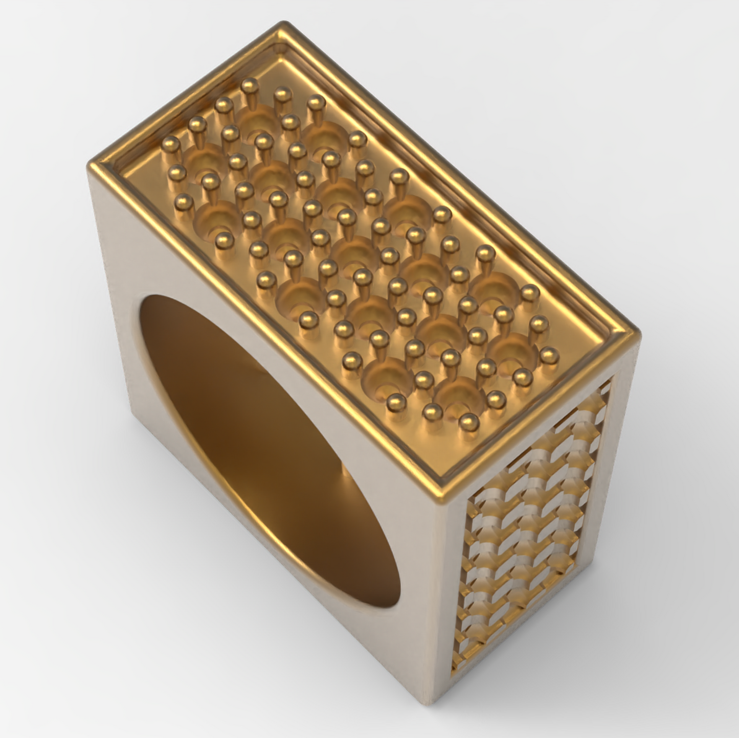 Pavé Stone Setting Practice Ring