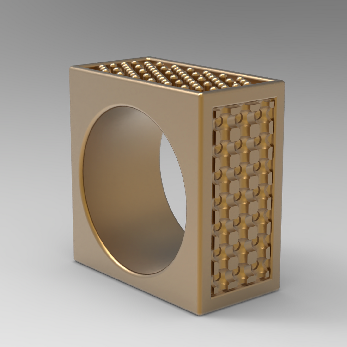 Pavé Stone Setting Practice Ring