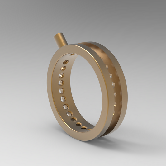 Channel Stone Setting Practice Ring