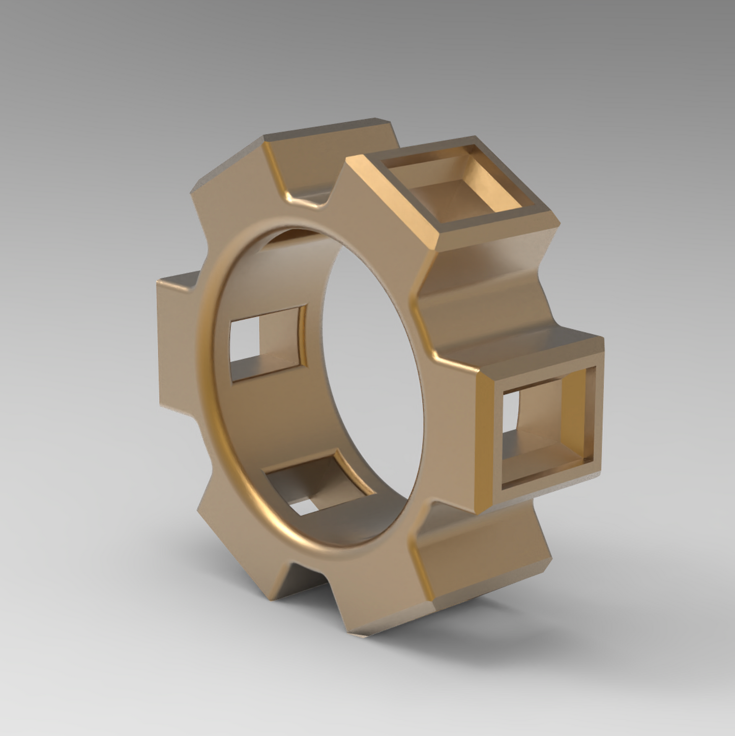 Baguette/Emerald Bezel Stone Setting Practice Ring