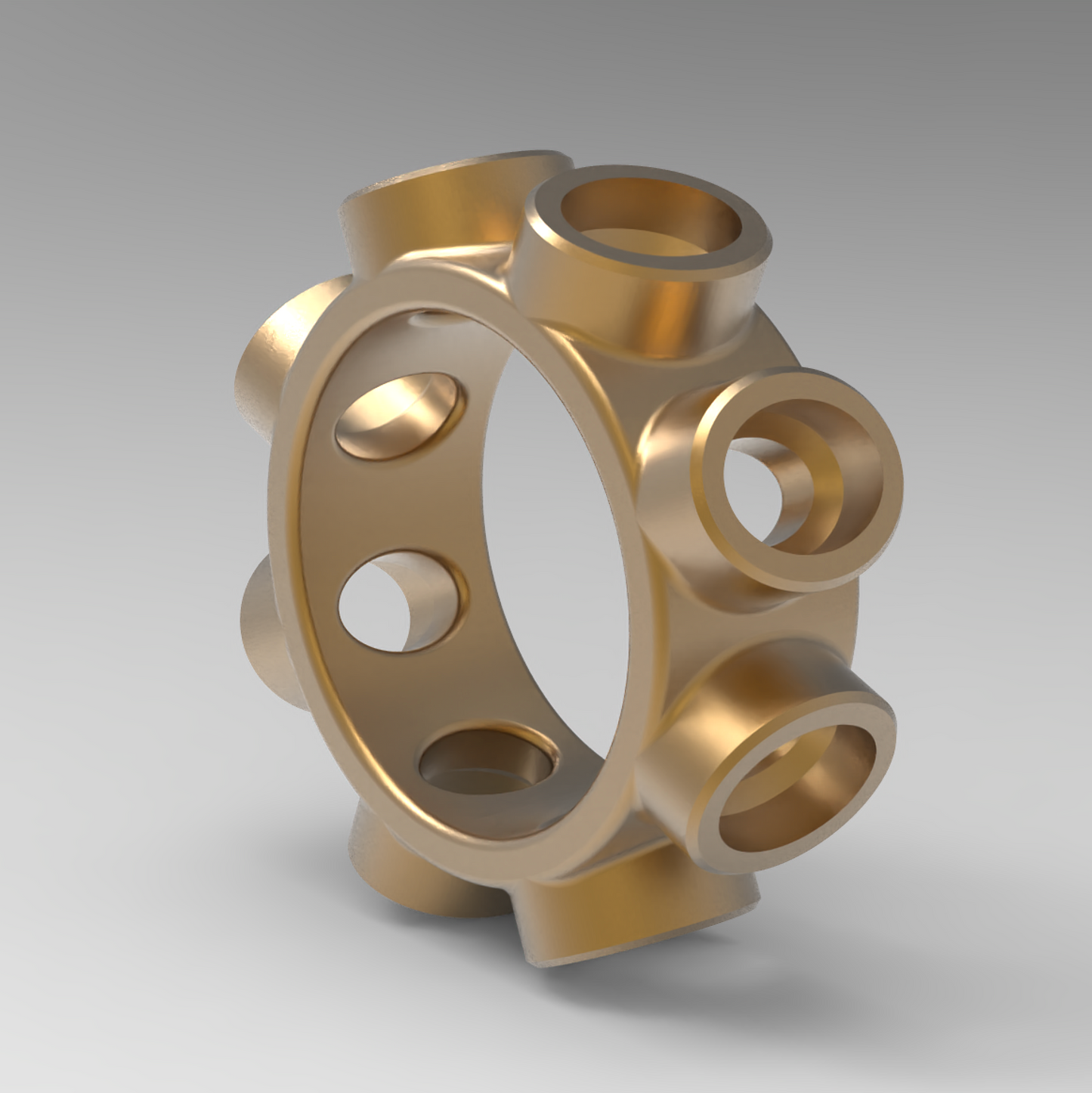Oval Bezel Stone Setting Practice Ring