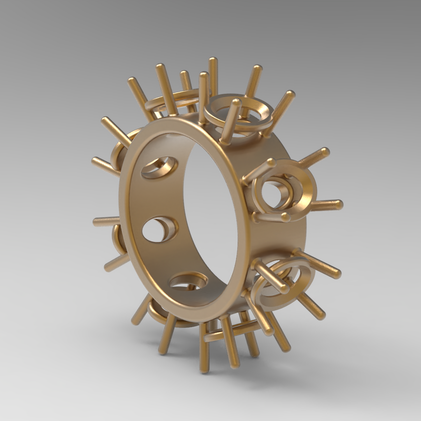 Oval Basket Prong Stone Setting Practice Ring