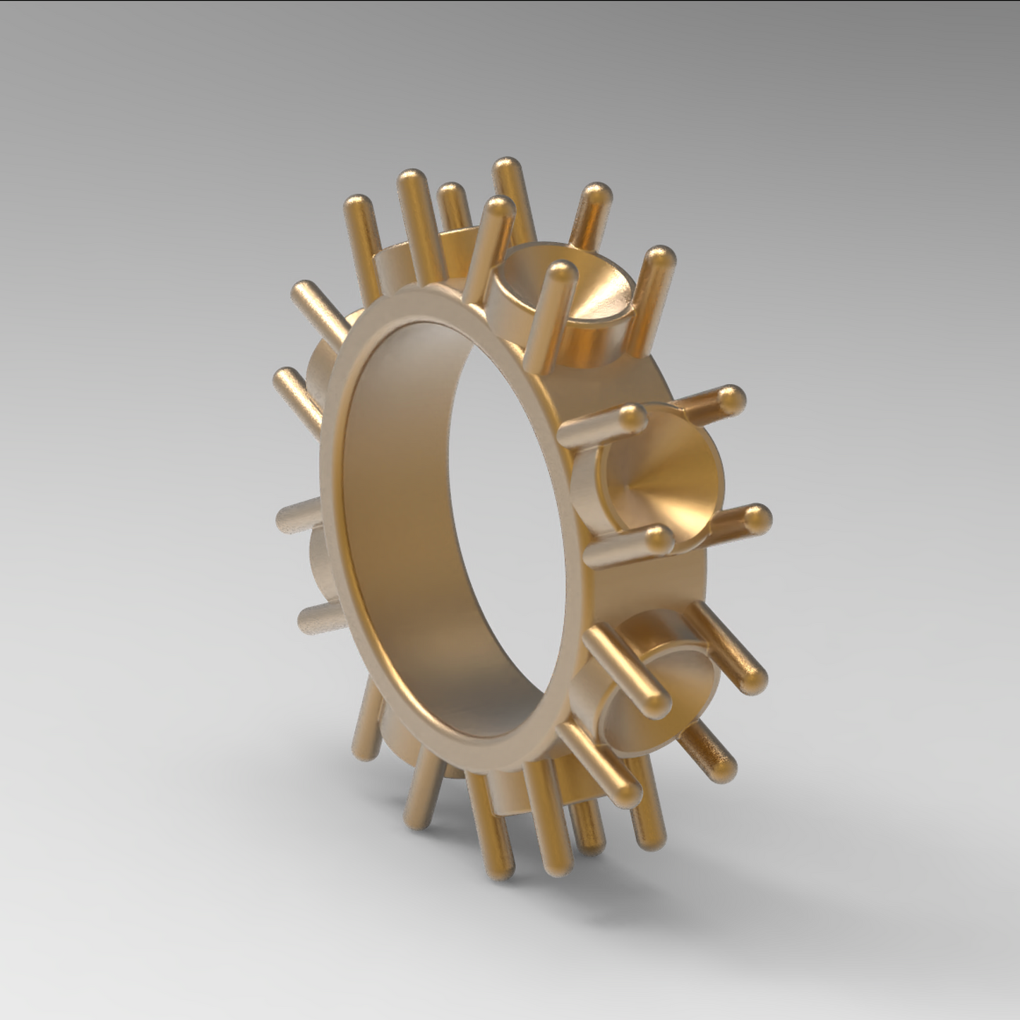 Round Prong Stone Setting Practice Ring
