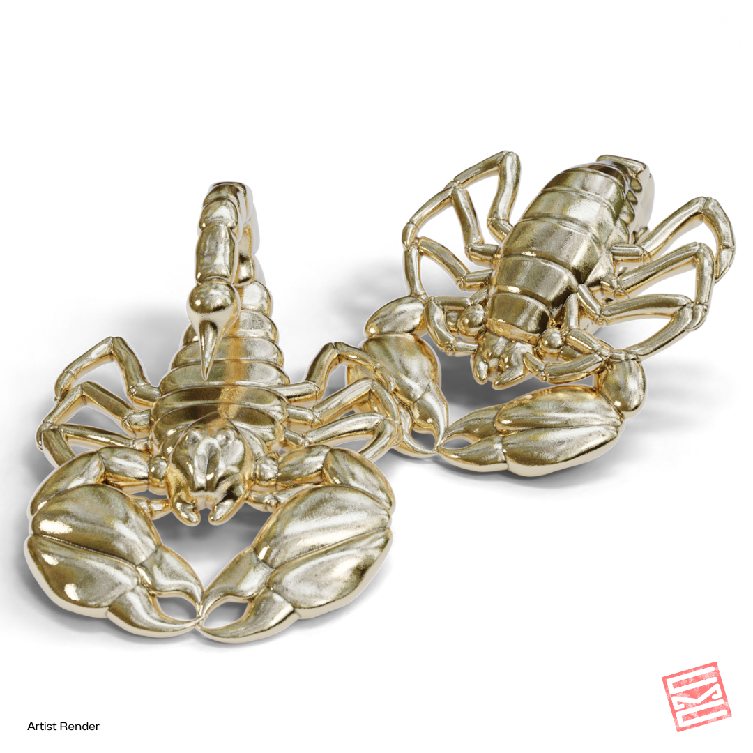 Scorpion Ear Weights Pair