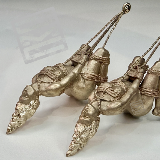 Inverted Female Shibari Still Life 1 - Ear Weight