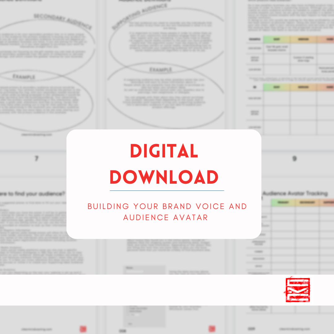 Clear Mind Marketing Workbook: Brand and Audience Attributes