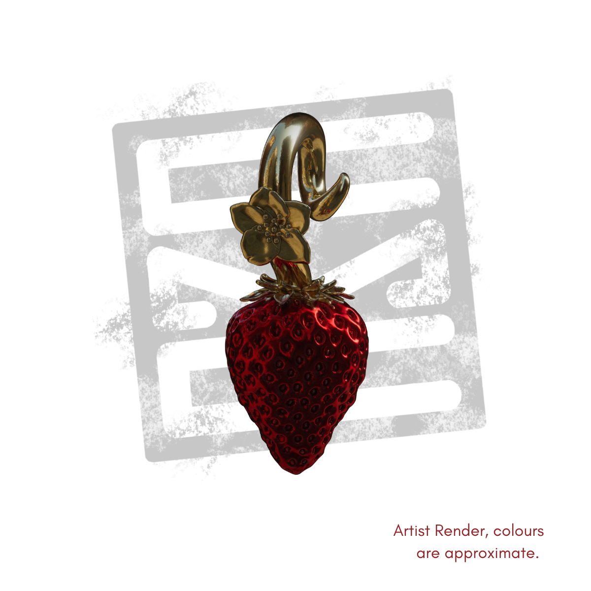 Strawberry on the Vine - Hook Ear Weight