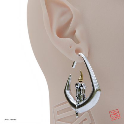 Candle Droplet Ear Hanger