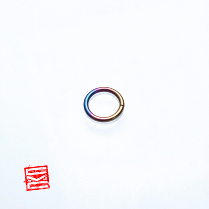 Sunset Gradient Niobium Seam Ring