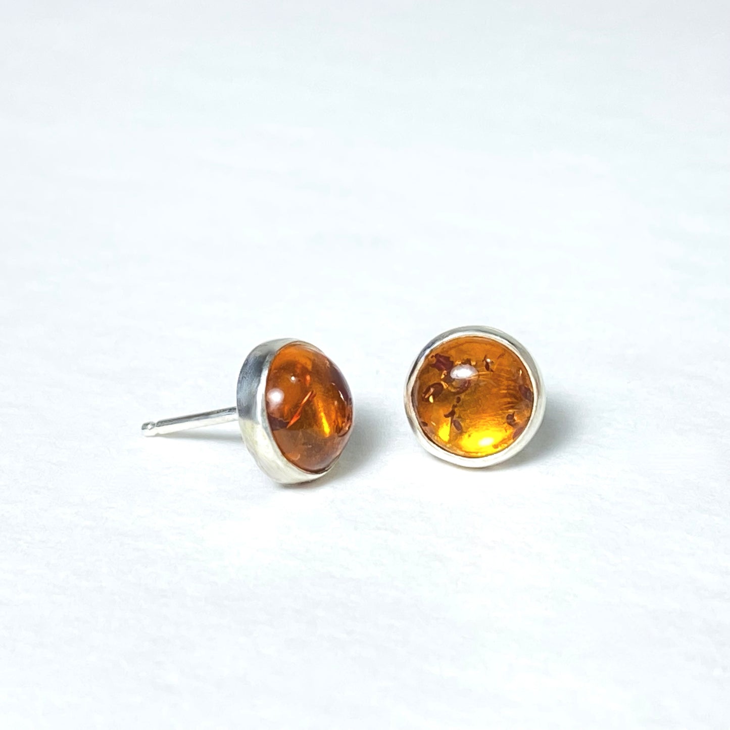 Amber Studs