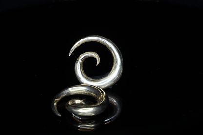 Large Spiral Taper Ear Gauge