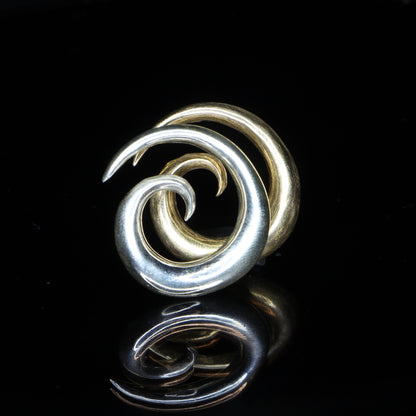 Large Spiral Taper Ear Gauge